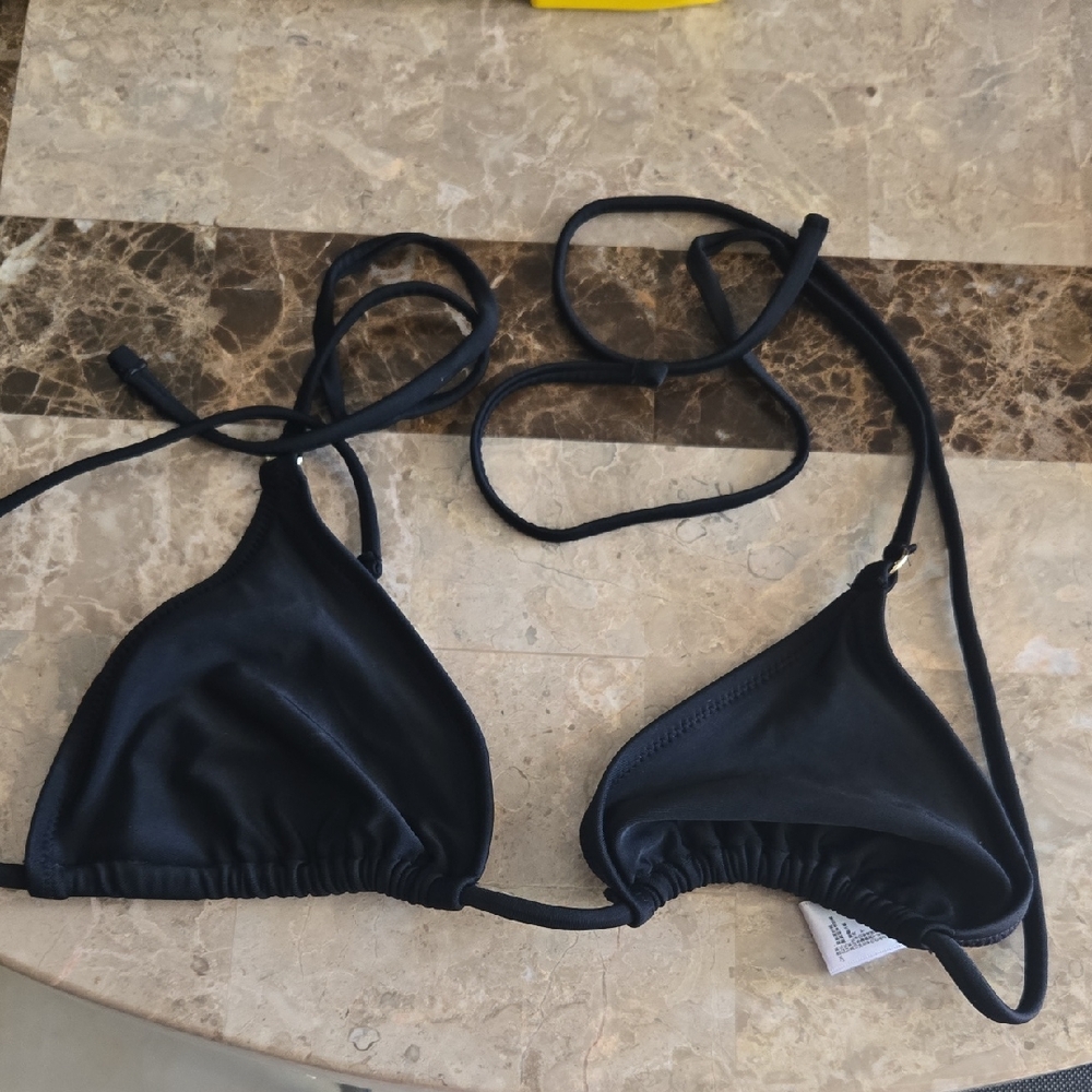 Forever 21 Black Bikini Top Med